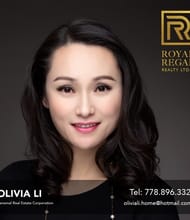 Olivia Li, REALTOR<sup>®</sup>, Personal Real Estate Corporation