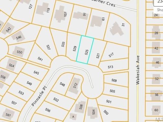 Lot for sale in Nanaimo, 525 Pinnacle Pl, 1037862 | Realtylink.org