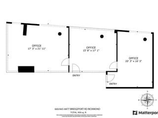Office for lease in Richmond, Richmond, 660 8477 Bridgeport Road, 224973598 | Realtylink.org