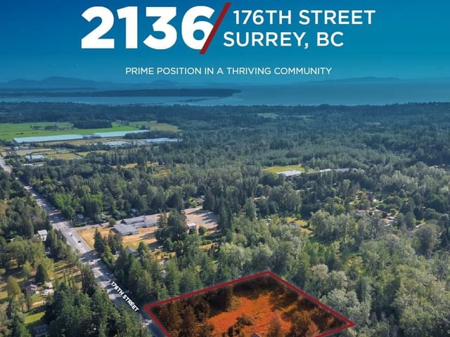 Commercial Land for sale in Surrey, South Surrey White Rock, 2136 176 Street, 224976895 | Realtylink.org