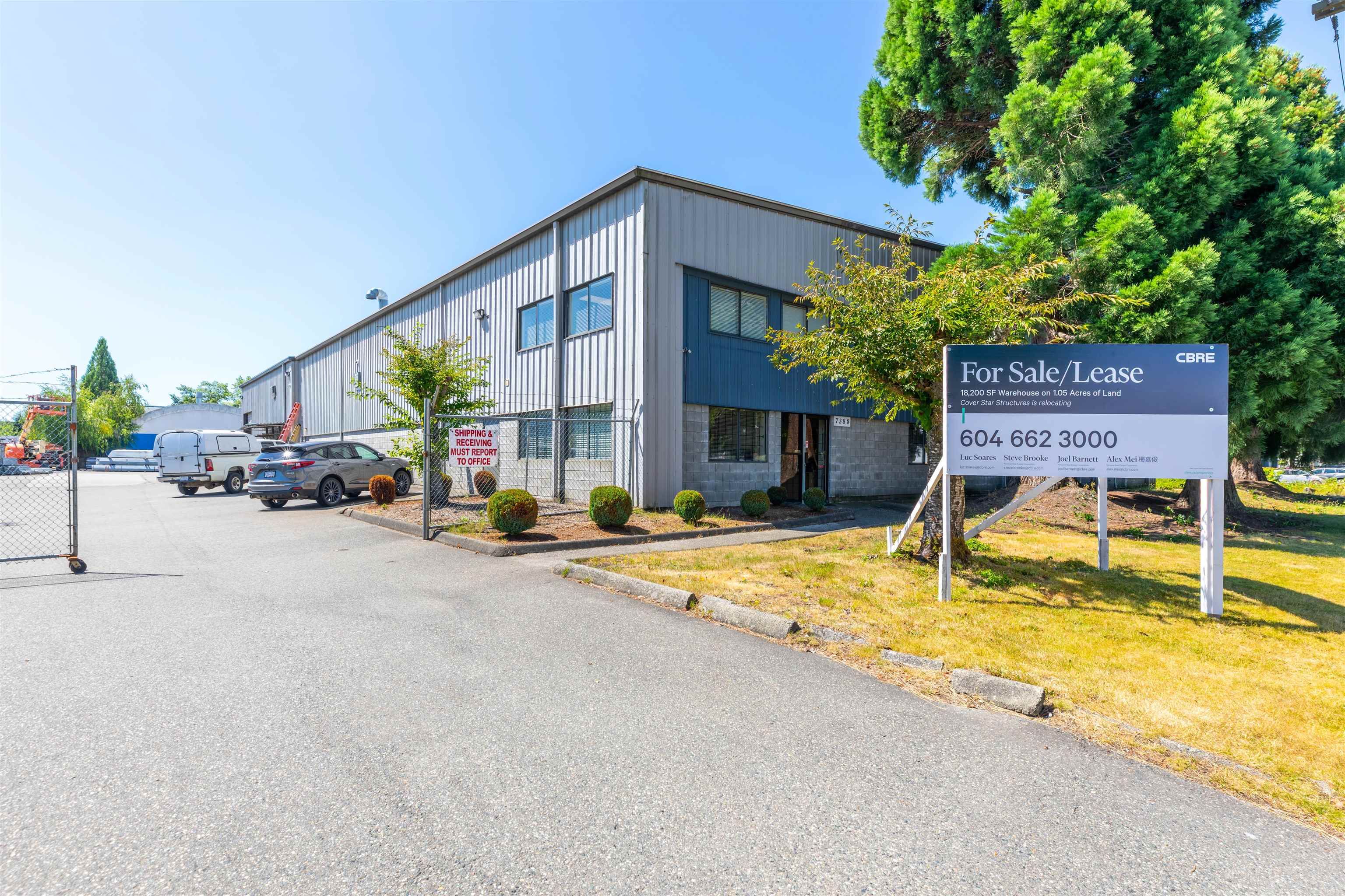 Industrial for lease in Delta, Ladner, 7388 Hume Avenue, 224978931 | Realtylink.org