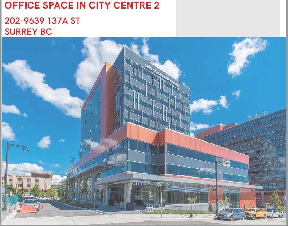 Office for lease in Surrey, North Surrey, 202 9639 137a Street, 224979172 | Realtylink.org