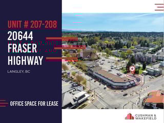 Office for lease in Langley, Langley, 207-208 20644 Fraser Highway, 224979639 | Realtylink.org