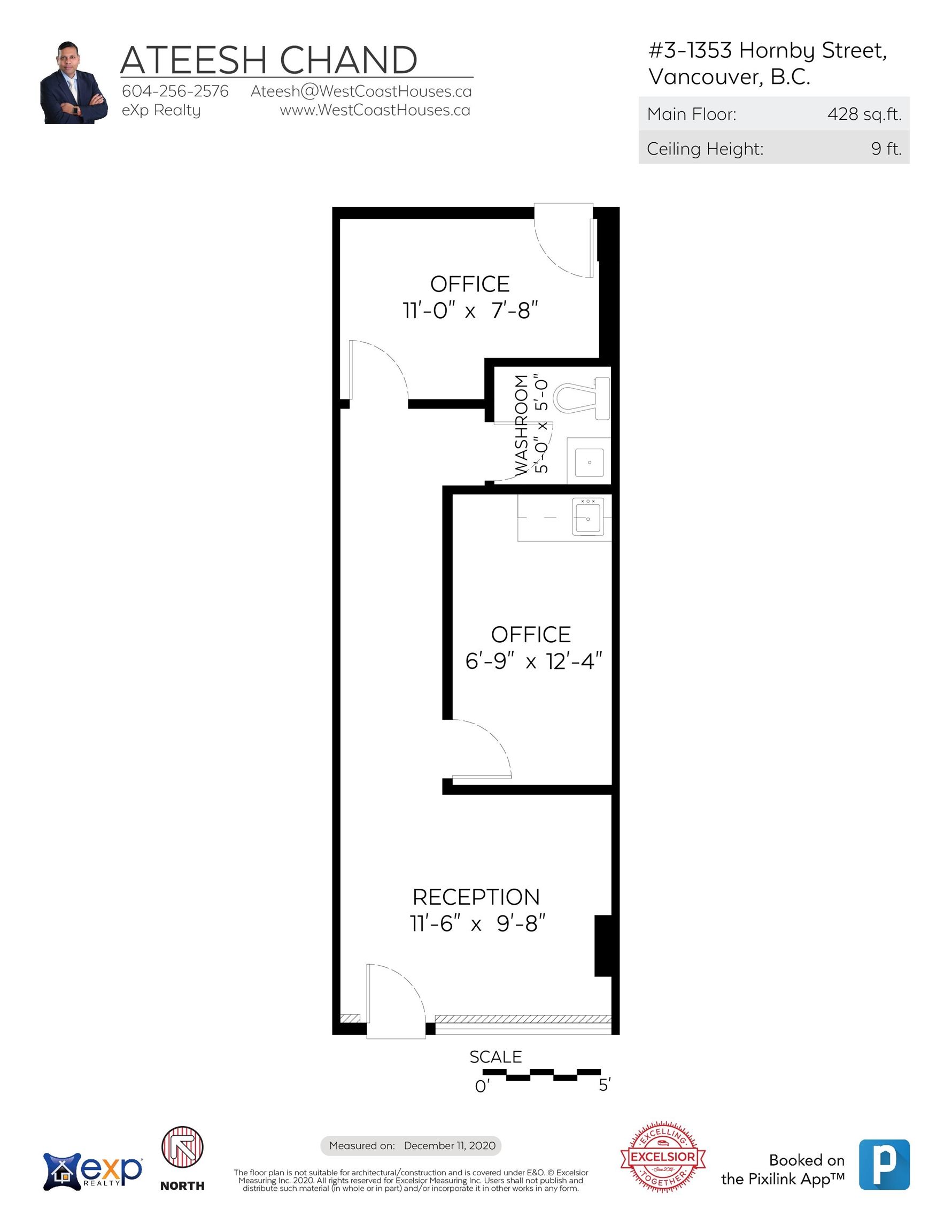 Business for sale in Vancouver, Vancouver West, 3 1353 Hornby Street, 224981316 | Realtylink.org