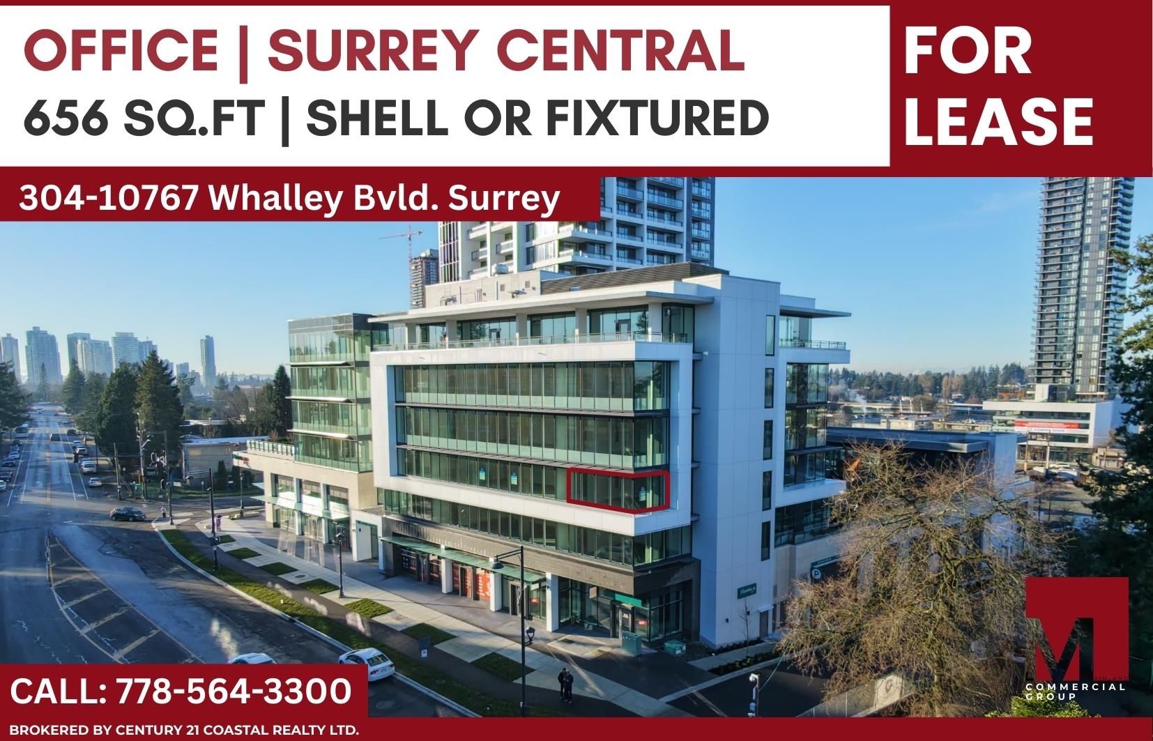 Office for lease in Surrey, North Surrey, 304 10767 Whalley Boulevard, 224981574 | Realtylink.org