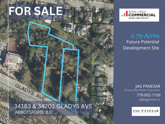 Commercial Land for sale in Abbotsford, Abbotsford, 34183 Gladys Avenue, 224981612 | Realtylink.org