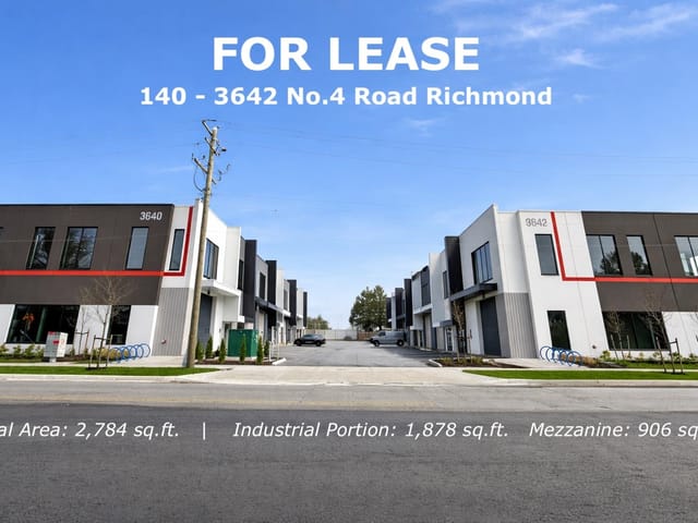 Industrial for lease in Richmond, Richmond, 140 3642 No. 4 Road, 224982459 | Realtylink.org