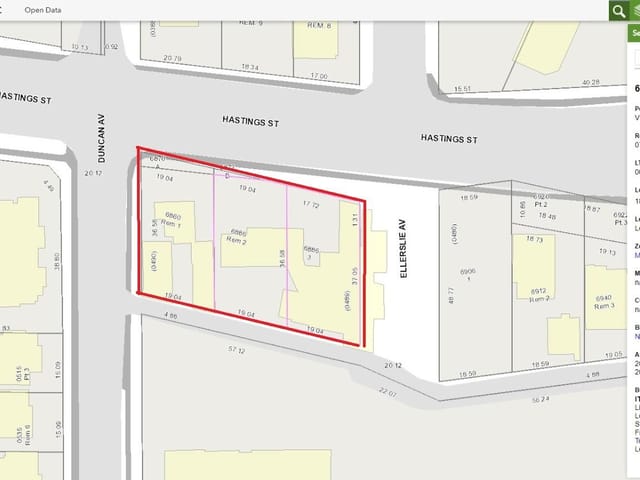 Commercial Land for sale in Burnaby, Burnaby North, 6886 Hastings Street, 224984769 | Realtylink.org