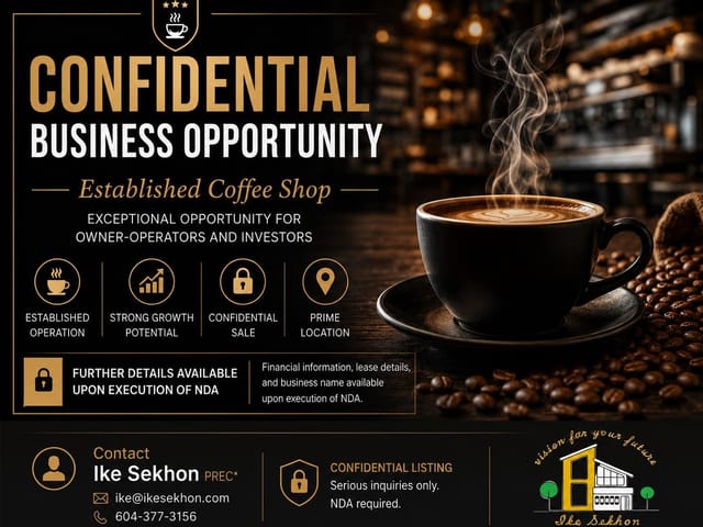 Business for sale in Vancouver, Vancouver West, Confidential address, 224984819 | Realtylink.org
