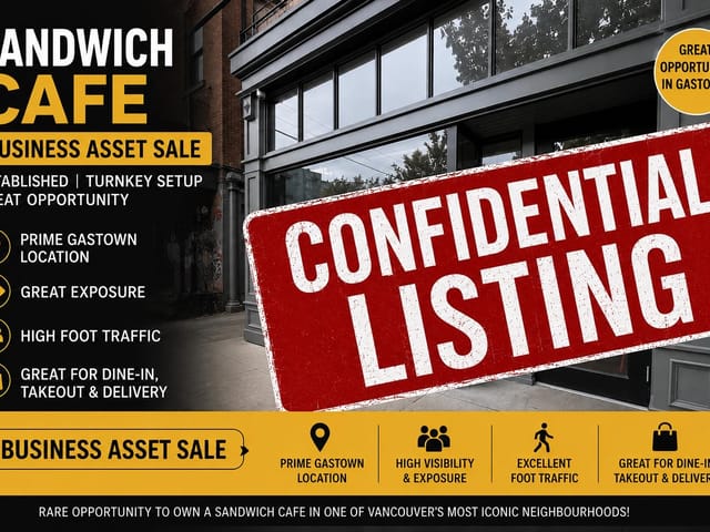 Business for sale in Vancouver, Vancouver West, Confidential address, 224985482 | Realtylink.org