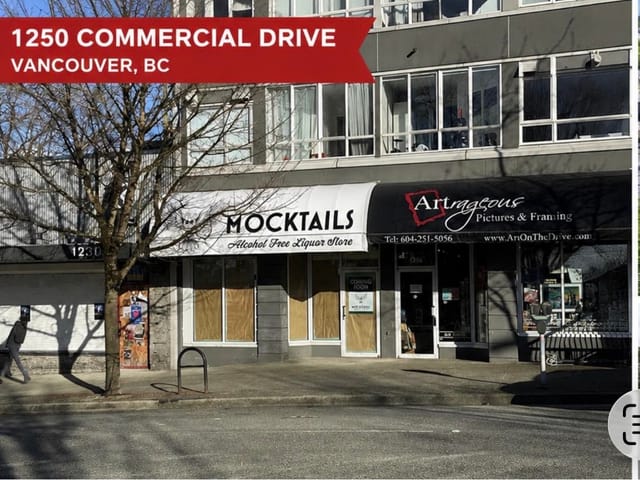 Retail for sale in Vancouver, Vancouver East, 1250 Commercial Drive, 224985682 | Realtylink.org