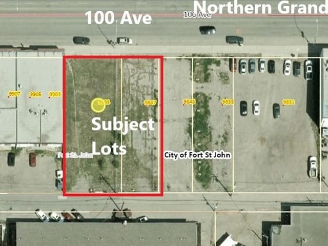 Commercial Land for sale in Fort St. John, Fort St. John, 9843 100 Avenue, 224986023 | Realtylink.org
