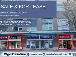 Retail for lease in Vancouver, Vancouver West, 549 W Pender Street, 224986176 | Realtylink.org