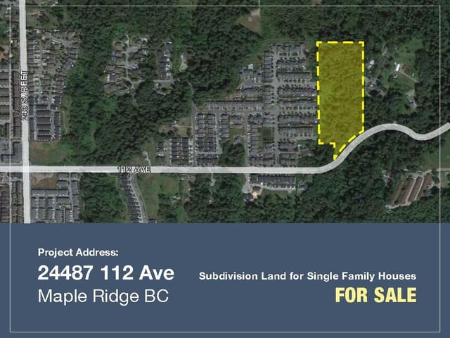 Commercial Land for sale in Maple Ridge, Maple Ridge, 24487 112 Avenue, 224986244 | Realtylink.org