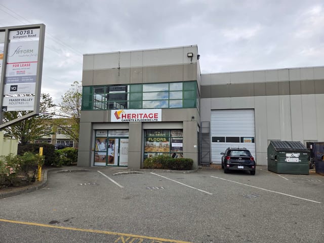 Industrial for lease in Abbotsford, Abbotsford, 101 30755 Simpson Road, 224986864 | Realtylink.org