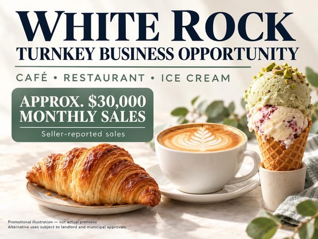 Business for sale in White Rock, South Surrey White Rock, 15491 Marine Drive, 224988046 | Realtylink.org