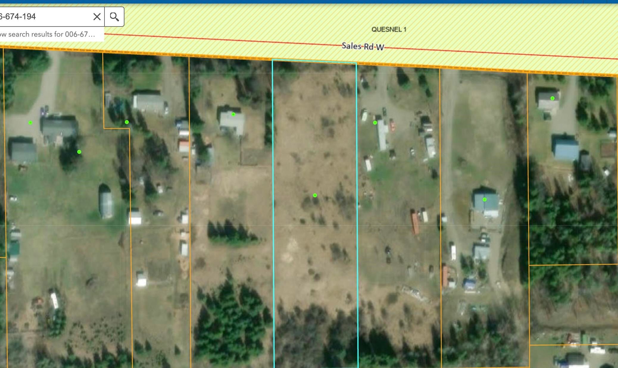 Lot for sale in Quesnel, Quesnel, 1942 W Sales Road, 263048672 | Realtylink.org