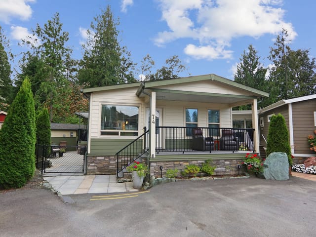 Manufactured Home for sale in Chilliwack, East Chilliwack, 74 53480 Bridal Falls Road, 263082319 | Realtylink.org