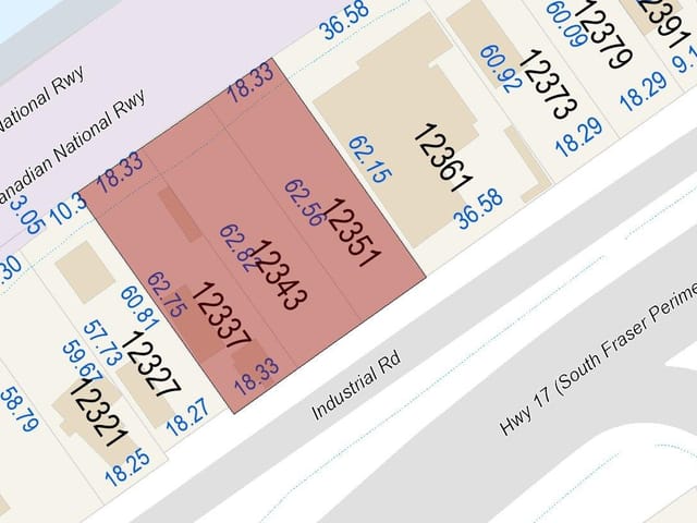 Lot for sale in Surrey, North Surrey, 12343 Industrial Road, 263095136 | Realtylink.org