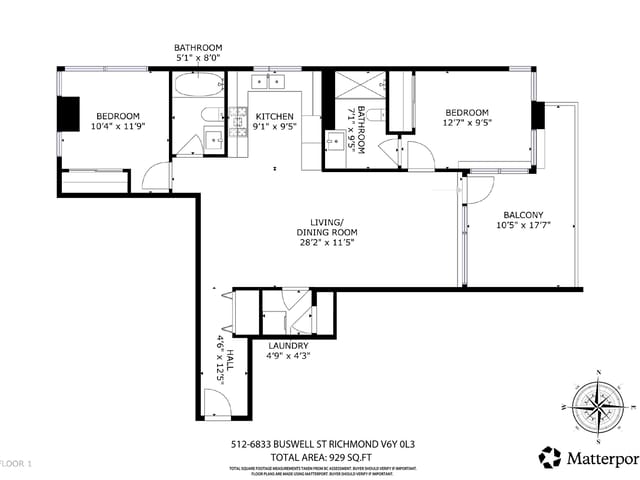 Apartment for sale in Richmond, Richmond, 512 6833 Buswell Street, 263097069 | Realtylink.org