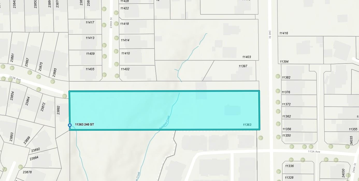 Lot for sale in Maple Ridge, Maple Ridge, 11363 240 Street, 263098137 | Realtylink.org