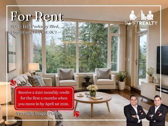 Apartment for rent in Coquitlam, Coquitlam, 904 1415 Parkway Boulevard, 263098679 | Realtylink.org