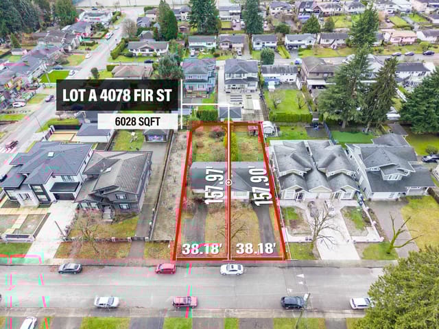 Lot for sale in Burnaby, Burnaby South, LOT A 4078 Fir Street, 263098827 | Realtylink.org