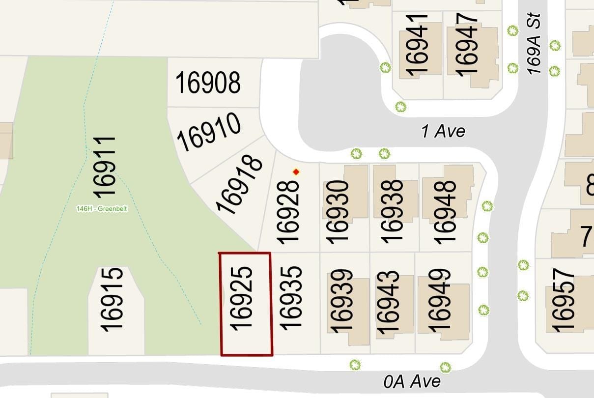Lot for sale in Surrey, South Surrey White Rock, 16925 0a Avenue, 263099411 | Realtylink.org