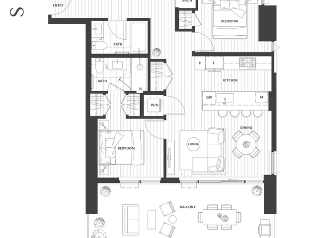 Apartment for sale in Burnaby, Burnaby North, 2406 2135 Springer Avenue, 263100597 | Realtylink.org