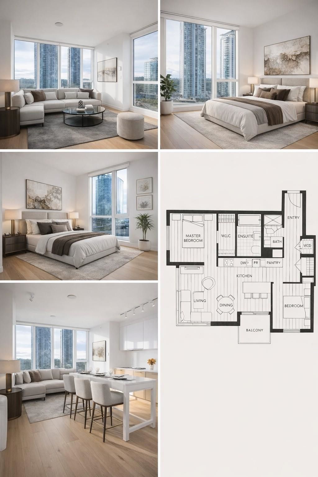 Apartment for sale in Surrey, North Surrey, 1702 13438 Central Avenue, 263101049 | Realtylink.org