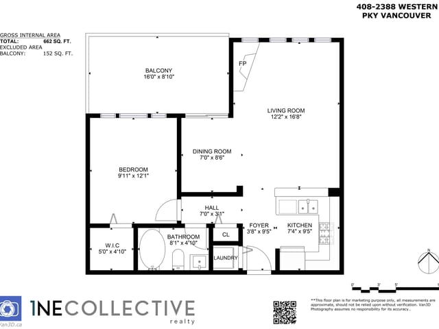 Apartment for sale in Vancouver, Vancouver West, 408 2388 Western Parkway, 263105414 | Realtylink.org