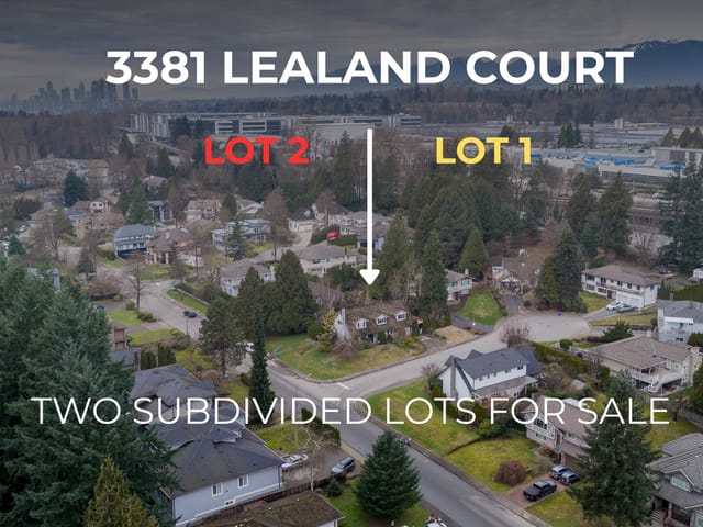 Lot for sale in Burnaby, Burnaby North, Lot 1 - 3381 Lealand Court, 263108026 | Realtylink.org