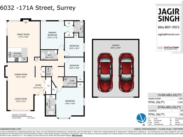 House for sale in Surrey, Cloverdale, 6032 171a Street, 263110912 | Realtylink.org