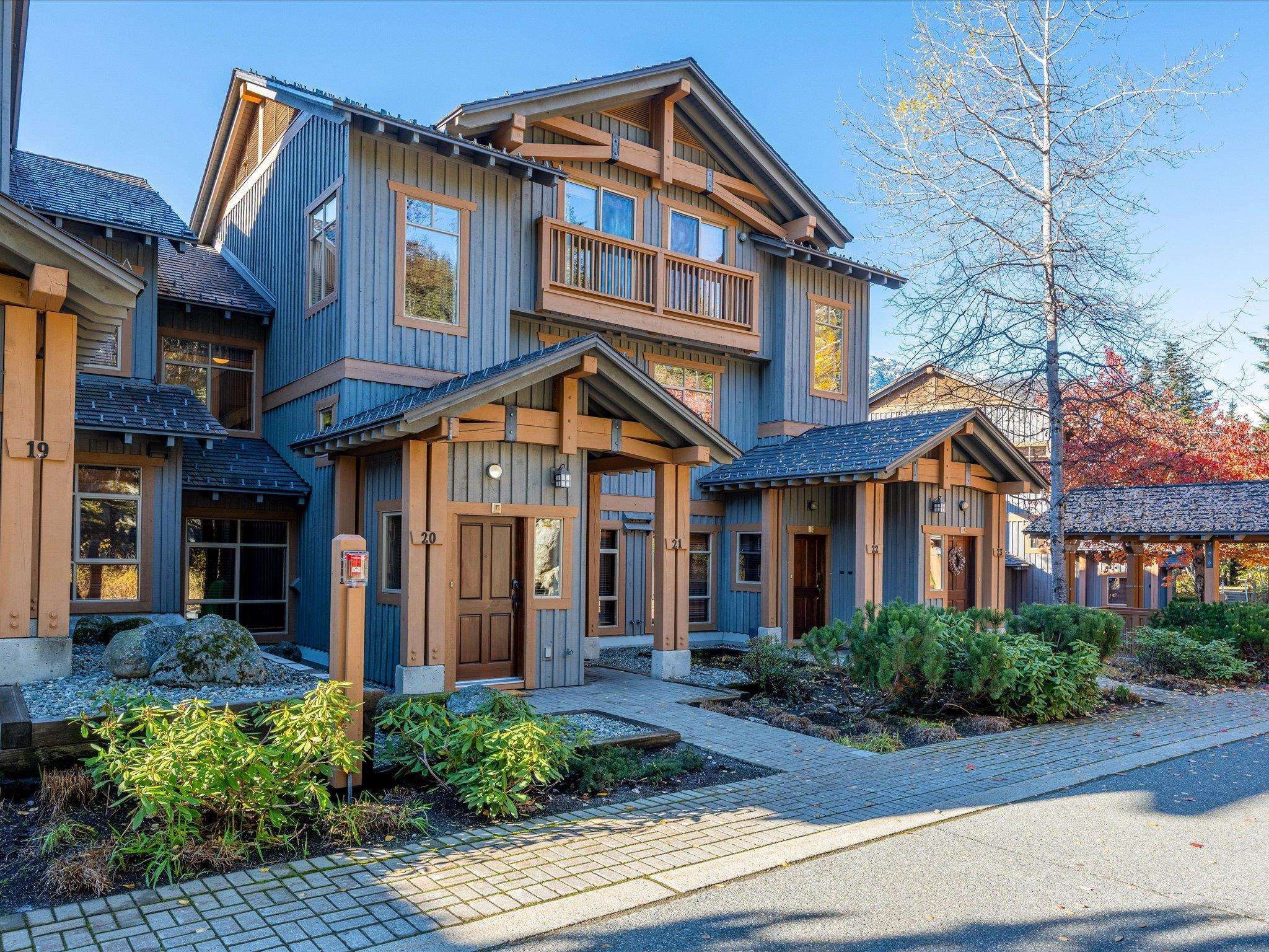 Townhouse for sale in Whistler, Whistler, 20 2301 Taluswood Place, 263110999 | Realtylink.org