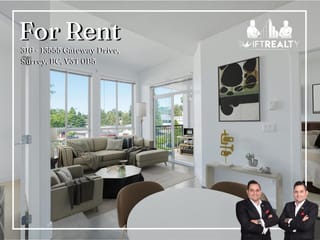 Apartment for rent in Surrey, North Surrey, 316 13555 Gateway Drive, 263112277 | Realtylink.org