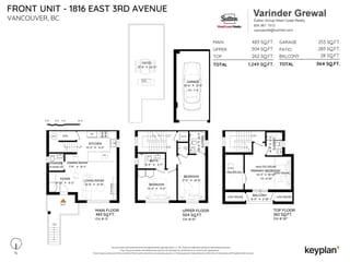 1/2 Duplex for sale in Vancouver, Vancouver East, 1 1816 E 3rd Avenue, 263114999 | Realtylink.org