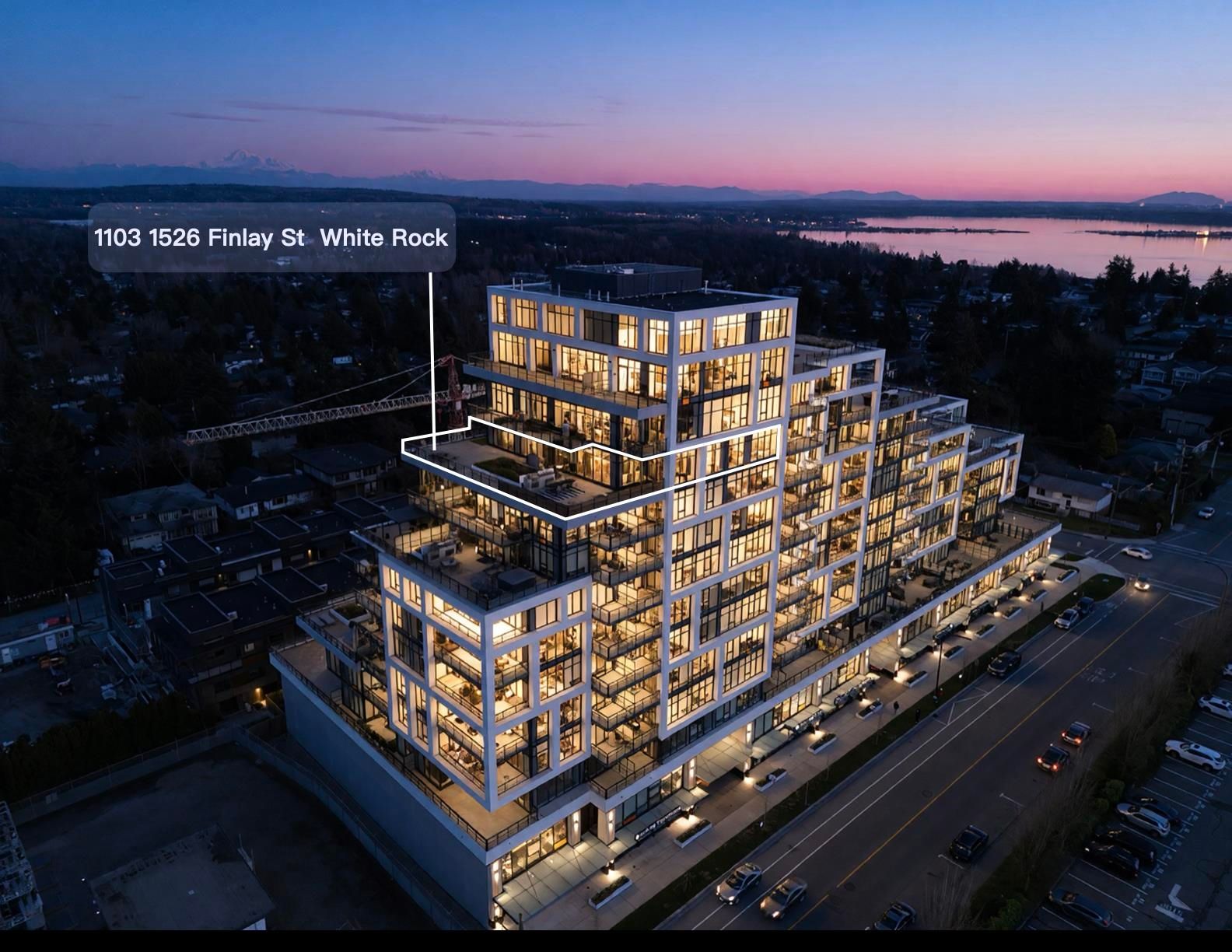 Apartment for sale in White Rock, South Surrey White Rock, 1103 1526 Finlay Street, 263116030 | Realtylink.org