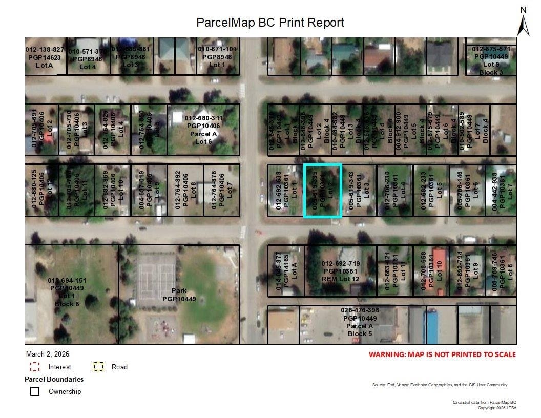 Lot for sale in Valemount, Robson Valley, 1260 4th Avenue, 263116656 | Realtylink.org