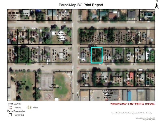 Lot for sale in Valemount, Robson Valley, 1260 4th Avenue, 263116656 | Realtylink.org