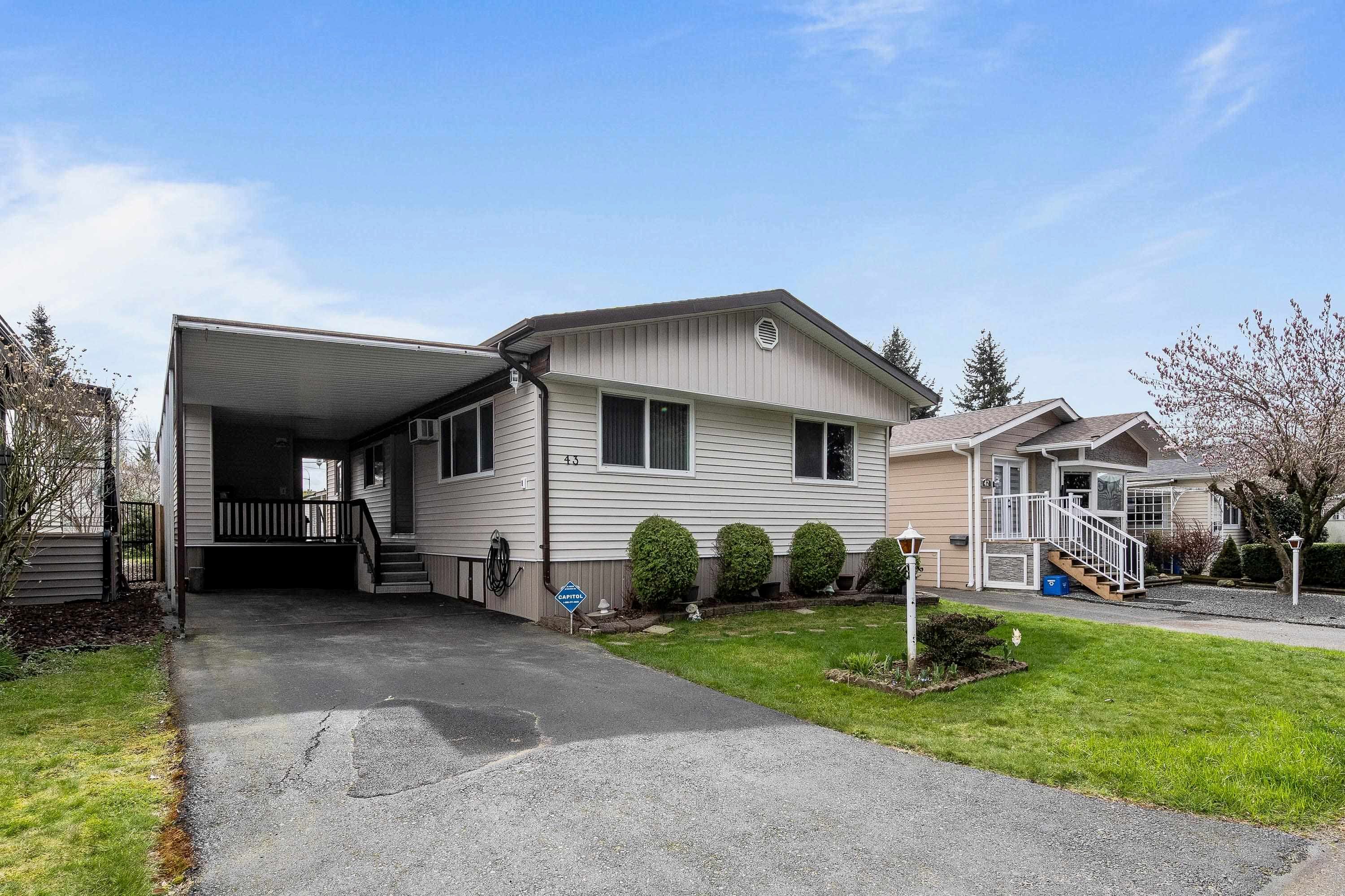 Manufactured Home for sale in Abbotsford, Abbotsford, 43 31313 Livingstone Avenue, 263118703 | Realtylink.org