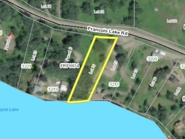 Lot for sale in Fraser Lake, Vanderhoof And Area, Lot 20 Francois Lake Road, 263120405 | Realtylink.org