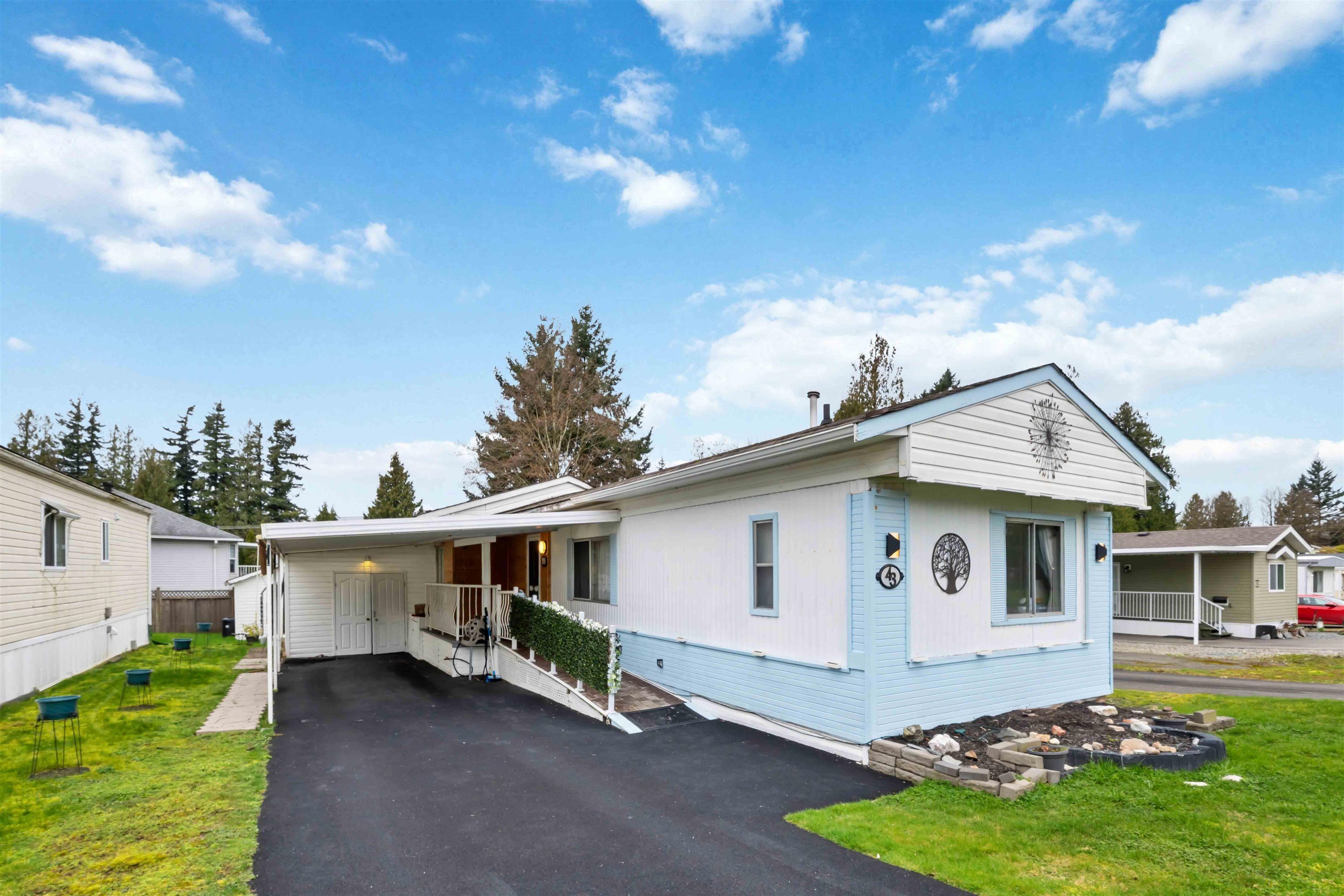 Manufactured Home for sale in Abbotsford, Abbotsford, 43 2035 Martens Street, 263120640 | Realtylink.org