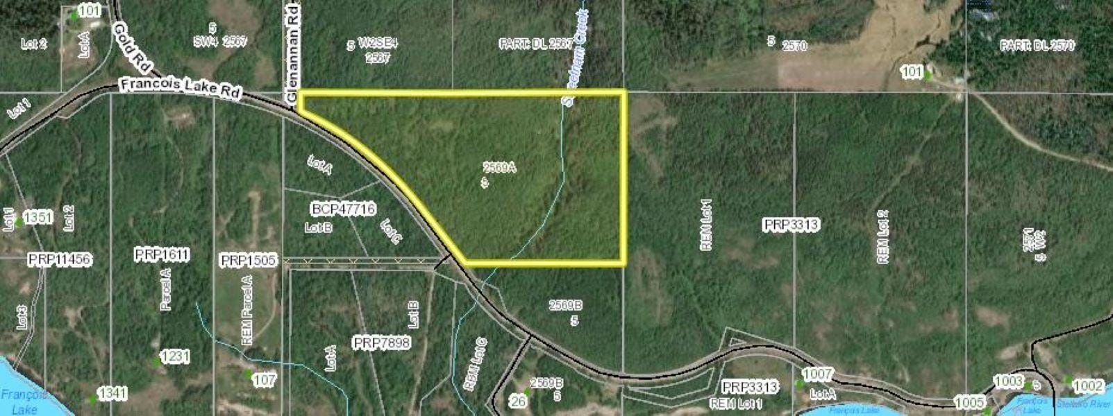 Lot for sale in Fraser Lake, Vanderhoof And Area, DL 2569a Francois Lake Road, 263120702 | Realtylink.org