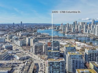 Apartment for sale in Vancouver, Vancouver West, 1405 1788 Columbia Street, 263120850 | Realtylink.org