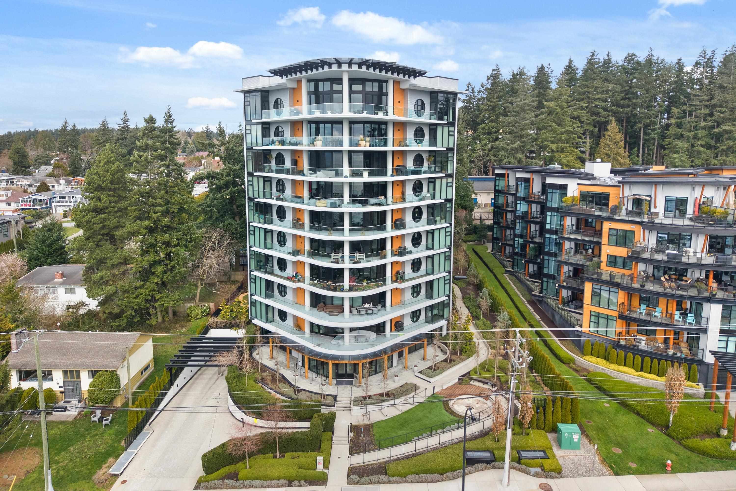 Apartment for sale in White Rock, South Surrey White Rock, 602 14825 Thrift Avenue, 263121316 | Realtylink.org