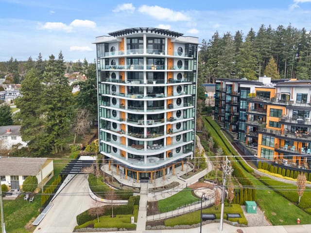 Apartment for sale in White Rock, South Surrey White Rock, 602 14825 Thrift Avenue, 263121316 | Realtylink.org