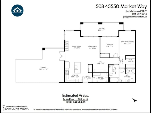 Apartment for sale in Chilliwack, Sardis, 503 45500 Market Way, 263121633 | Realtylink.org
