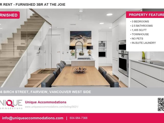 Townhouse for rent in Vancouver, Vancouver West, 2366 Birch Street, 263123801 | Realtylink.org