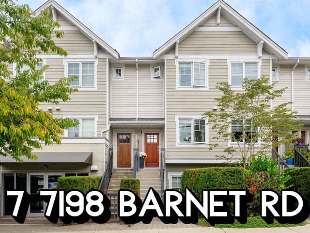Townhouse for sale in Burnaby, Burnaby North, 7 7198 Barnet Road, 263126883 | Realtylink.org