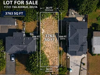Lot for sale in Delta, N. Delta, 11721 74a Avenue, 263127330 | Realtylink.org